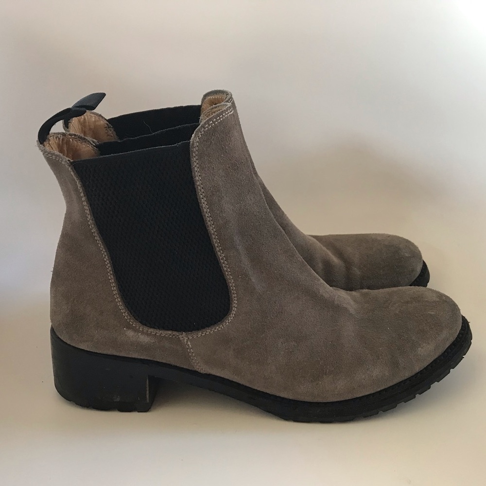 Cordwainer leather grey booties 37,5 FR 6 US